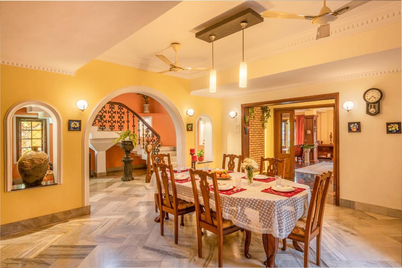 포르보림 Casa Amarela - Lux Portuguese 4Bhk In North Goa 빌라 외부 사진