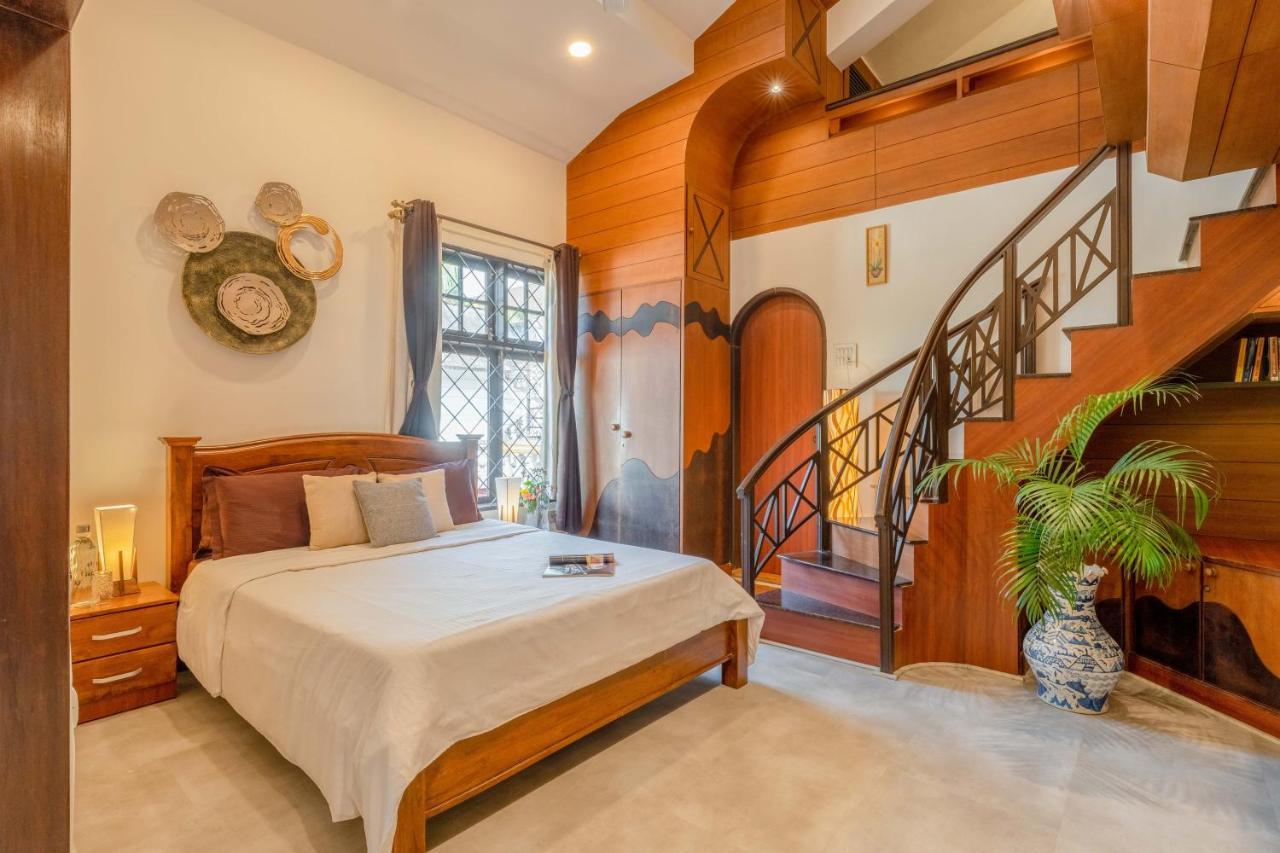 포르보림 Casa Amarela - Lux Portuguese 4Bhk In North Goa 빌라 외부 사진